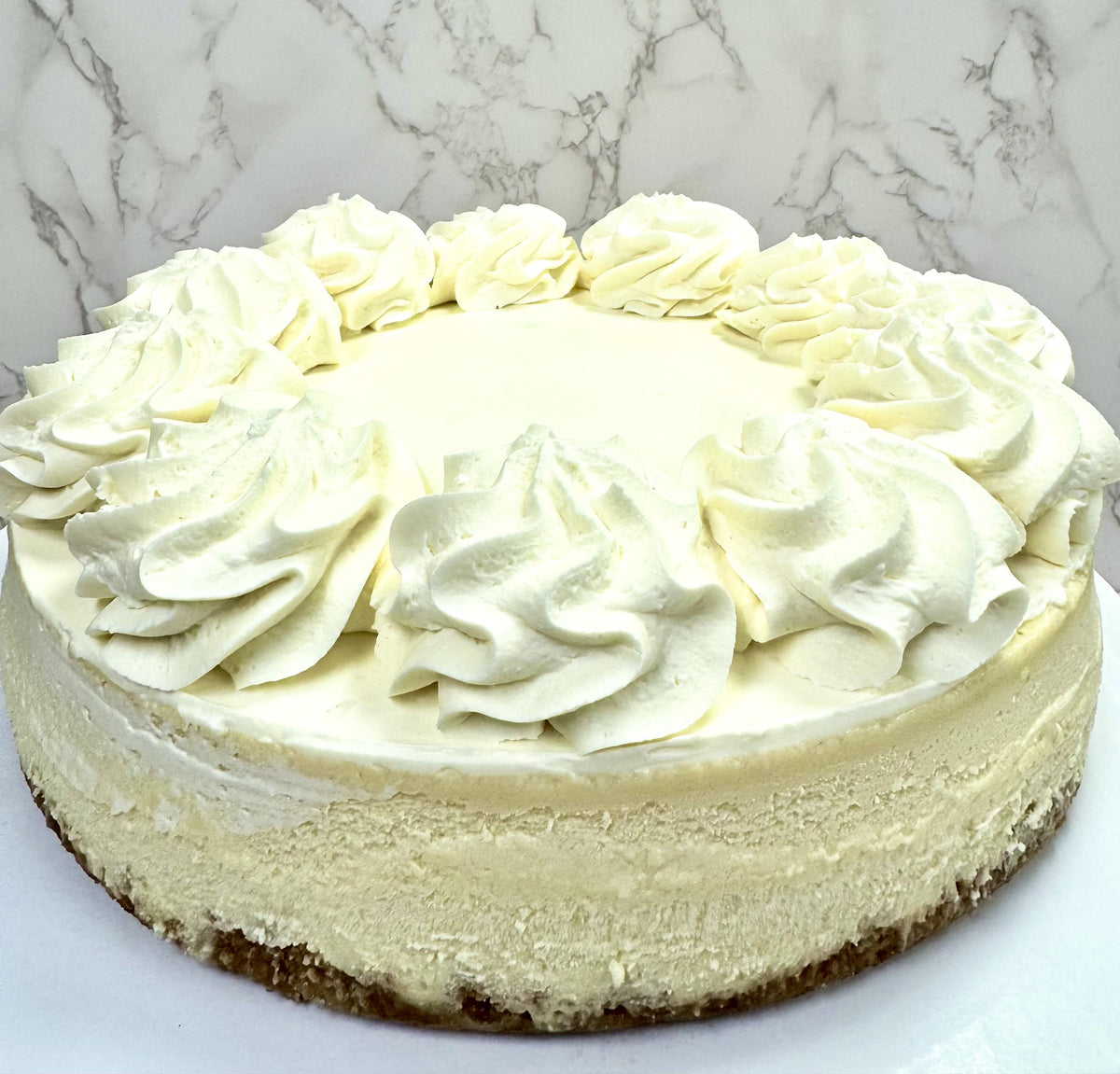 NY Style Cheesecake with Whip Cream