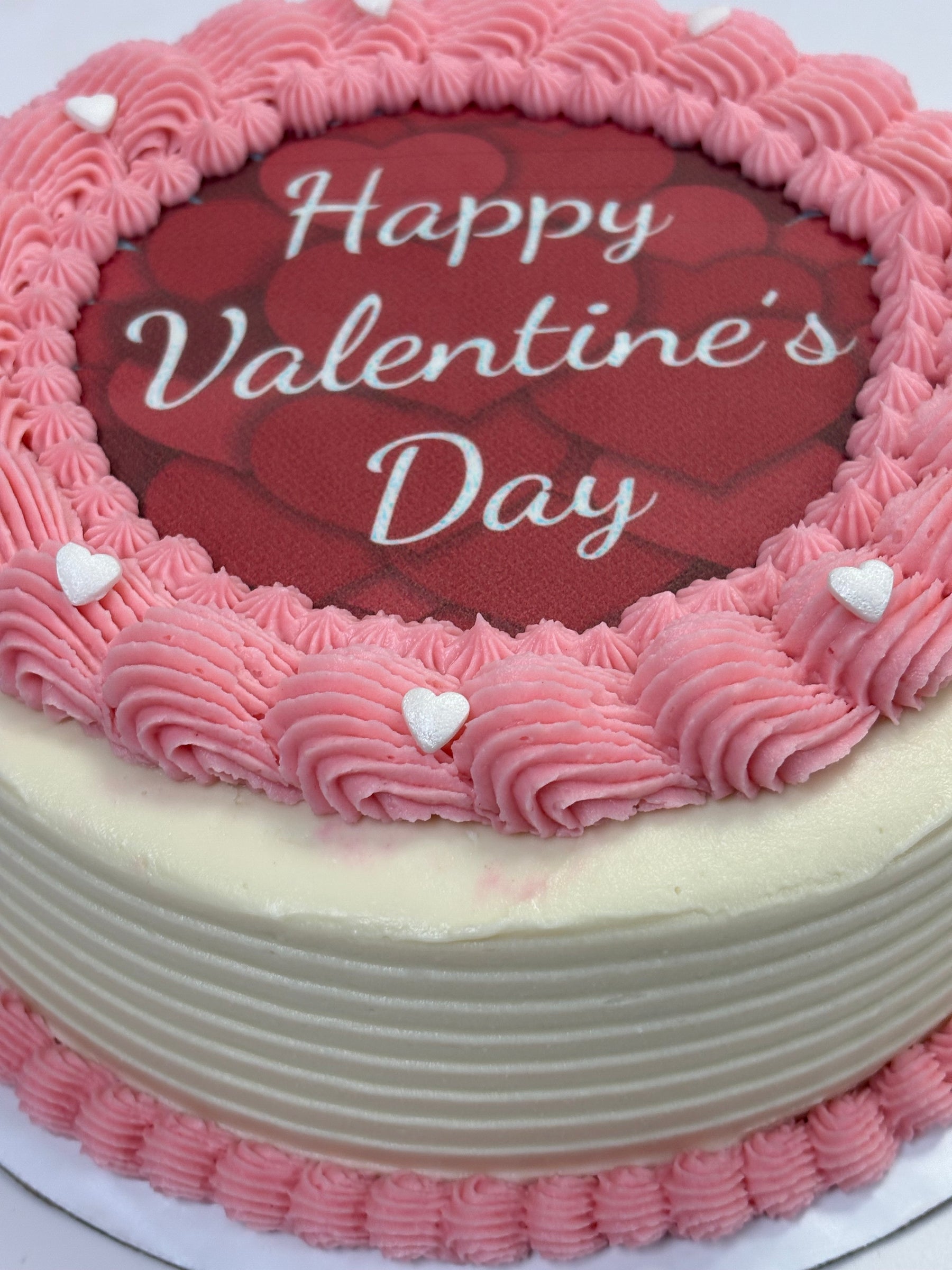 8" Happy Valentine's Day Cake